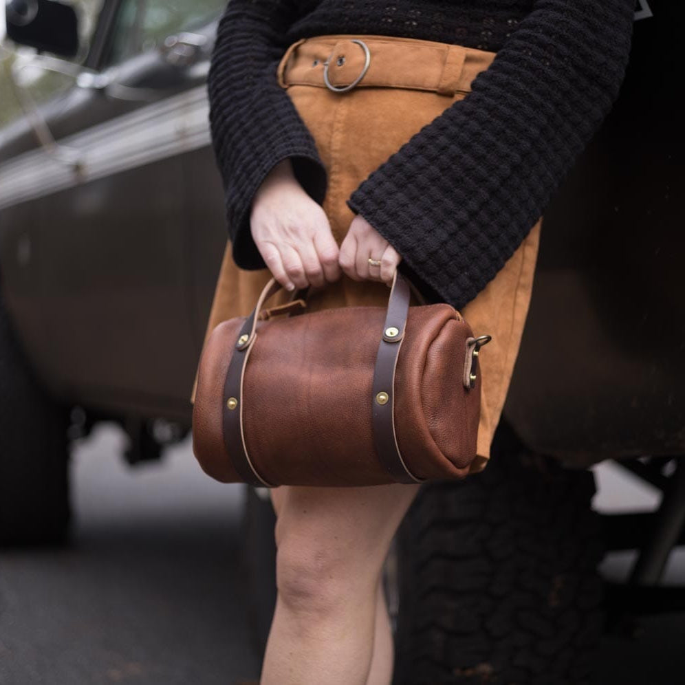 JANE LEATHER CROSSBODY - SMALL - WHISKY BISON