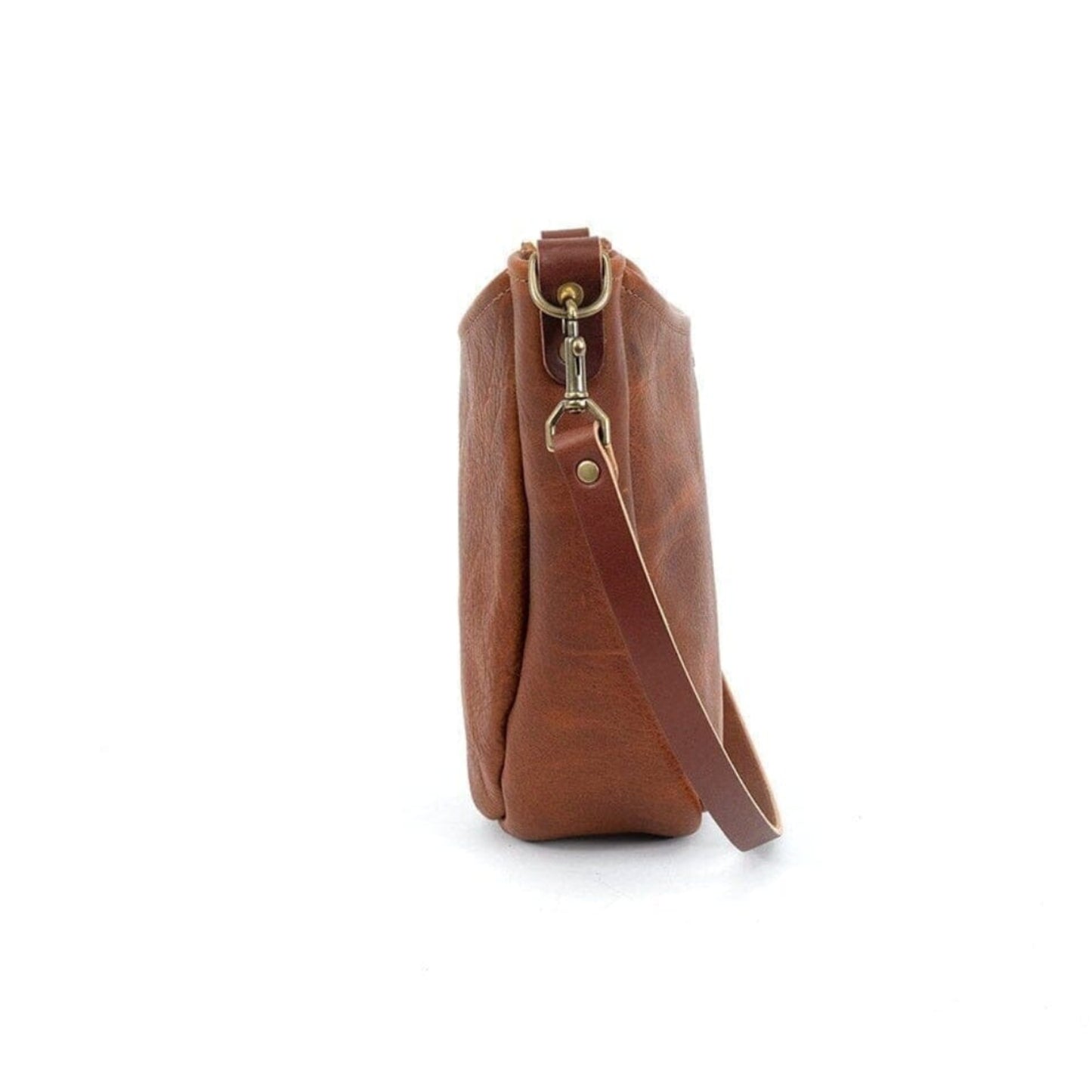 CELESTE LEATHER HOBO BAG - SMOKEY BLUE