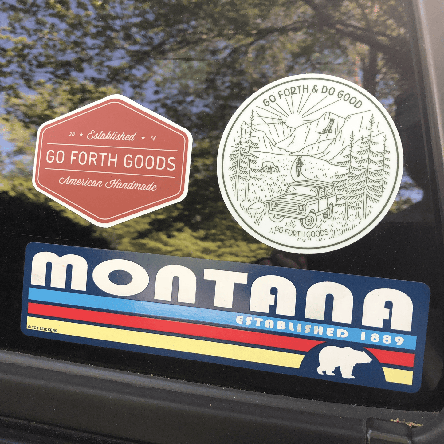 TRADITIONAL RED LOGO STICKER