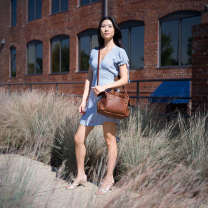 ELEANOR LEATHER HANDBAG - SMALL