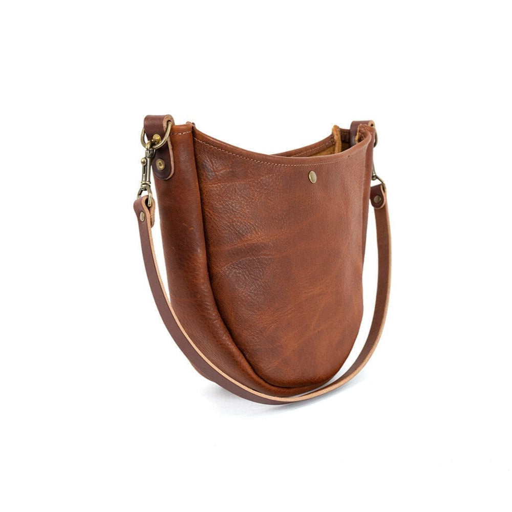 CELESTE LEATHER HOBO BAG - FOREST GREEN