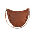 CELESTE LEATHER HOBO BAG - HONEY