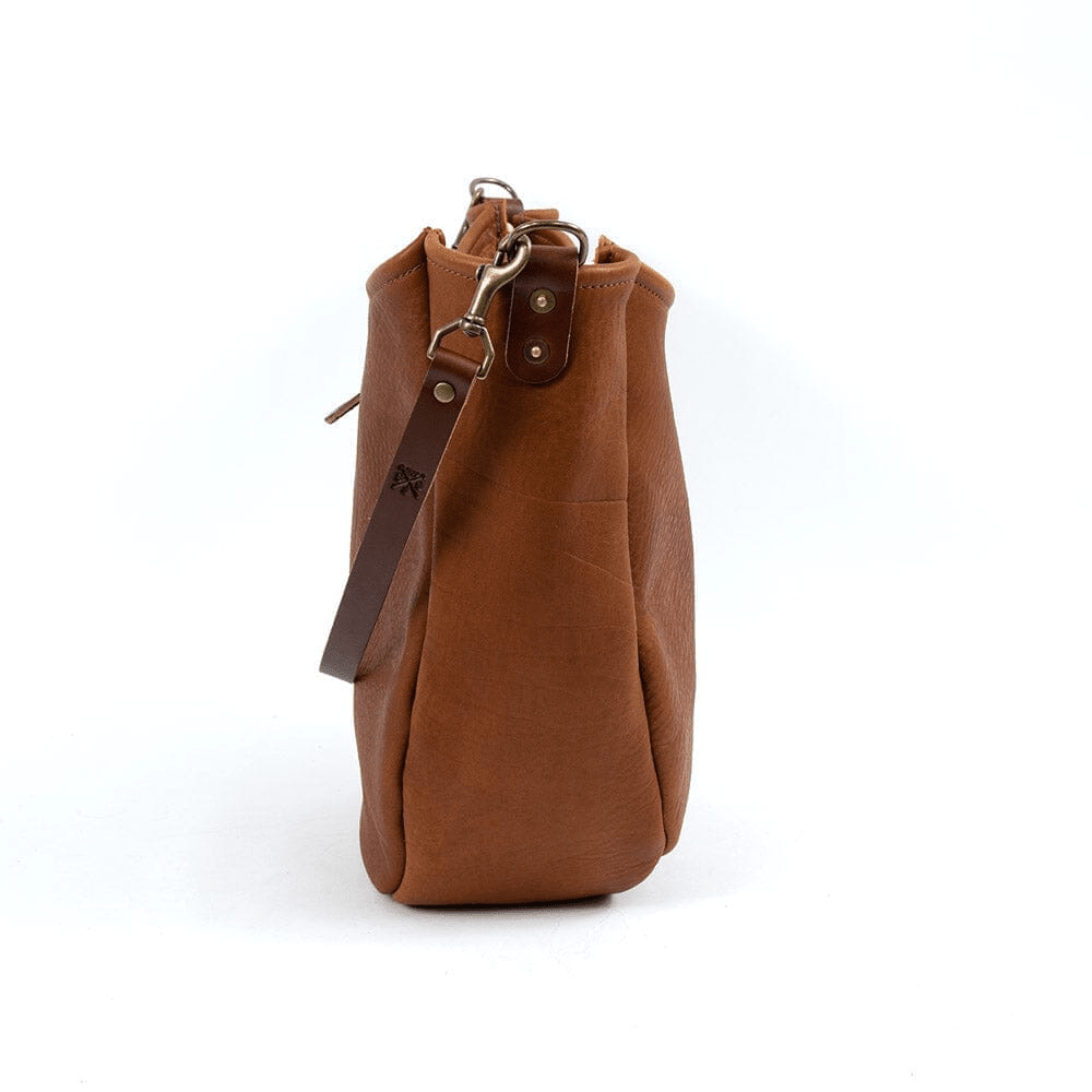 CELESTE LEATHER HOBO BAG - MEDIUM