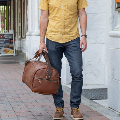 EXPEDITION LEATHER DUFFLE BAG