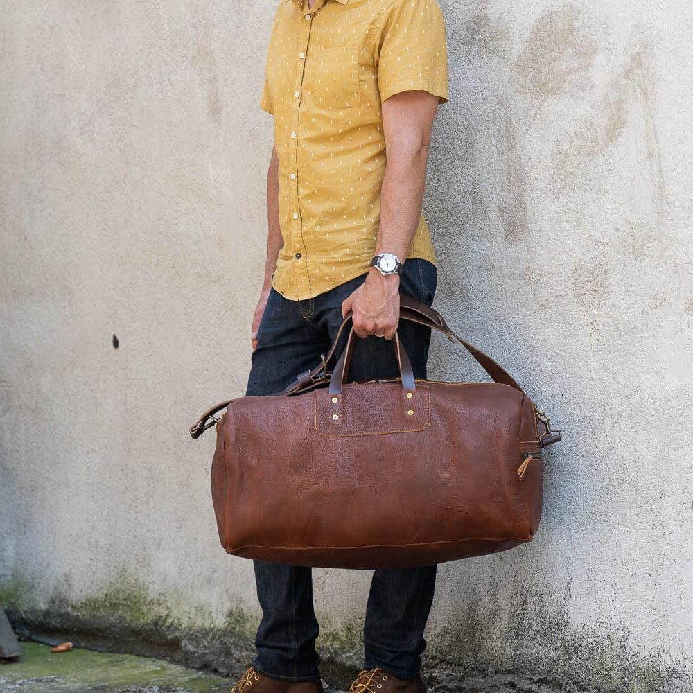EXPEDITION LEATHER DUFFLE BAG