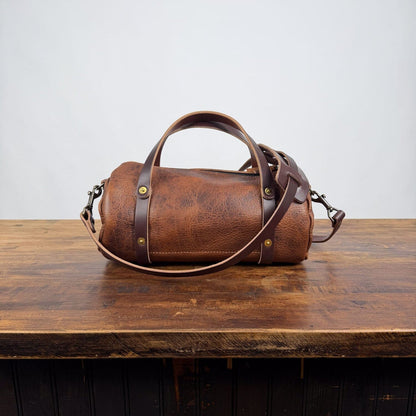 JANE LEATHER CROSSBODY - HICKORY BISON - IN STOCK
