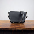 KINDLE LEATHER SATCHEL - BLACK - BACK POCKET - IN STOCK
