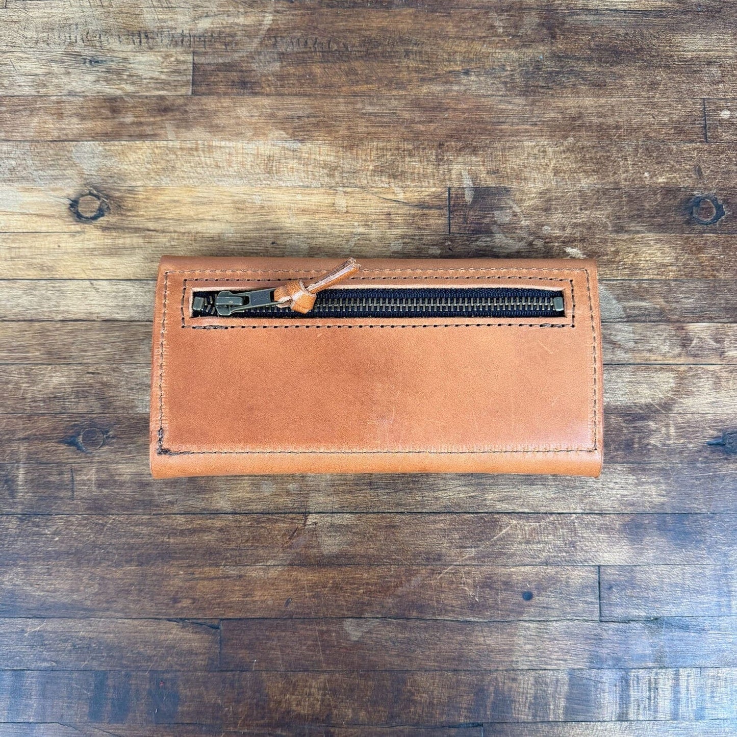 MARIE LEATHER WALLET - CARAMEL - IN STOCK