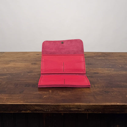 MARIE LEATHER WALLET - PINK - IN STOCK