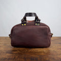 HOFFMAN LEATHER CROSSBODY BAG - MOCHA - NEARLY PERFECT - IN STOCK