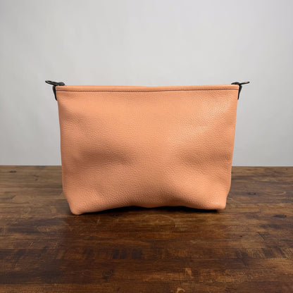 AVERY CROSSBODY - SMALL - PEACH FUZZ - CLOSED ZIPPER - D-RINGS