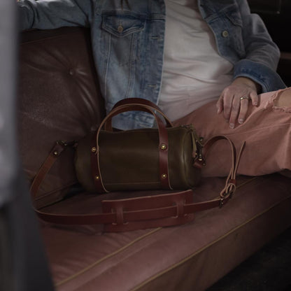 JANE LEATHER CROSSBODY - SMALL - OLIVE