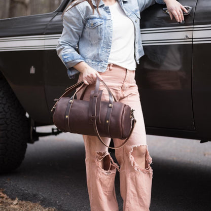 JANE LEATHER CROSSBODY - LARGE - MOCHA