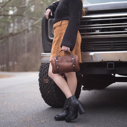 JANE LEATHER CROSSBODY - SMALL -  GRASS GREEN
