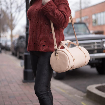 JANE LEATHER CROSSBODY - LARGE - NATURAL VEG TAN