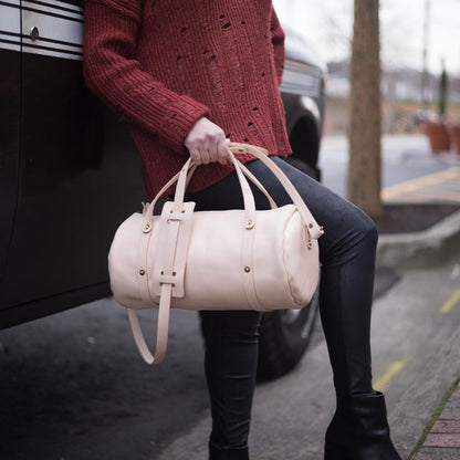 JANE LEATHER CROSSBODY - LARGE - NATURAL VEG TAN