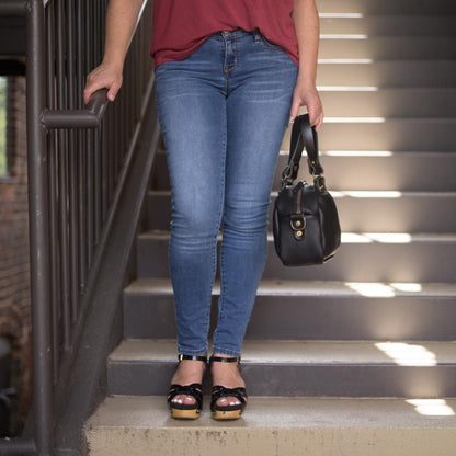 HOFFMAN LEATHER CROSSBODY BAG - MINI - BLACK
