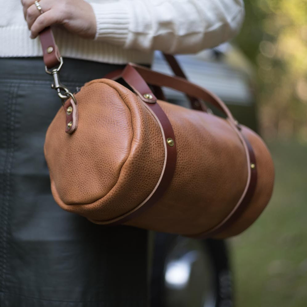 JANE LEATHER CROSSBODY - HONEY