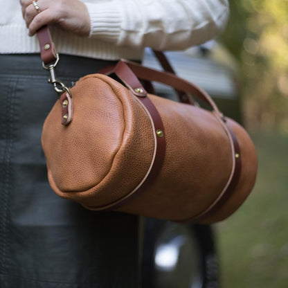 JANE LEATHER CROSSBODY - HONEY