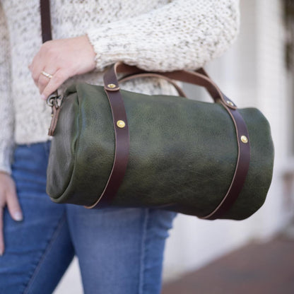 JANE LEATHER CROSSBODY - JADE BISON