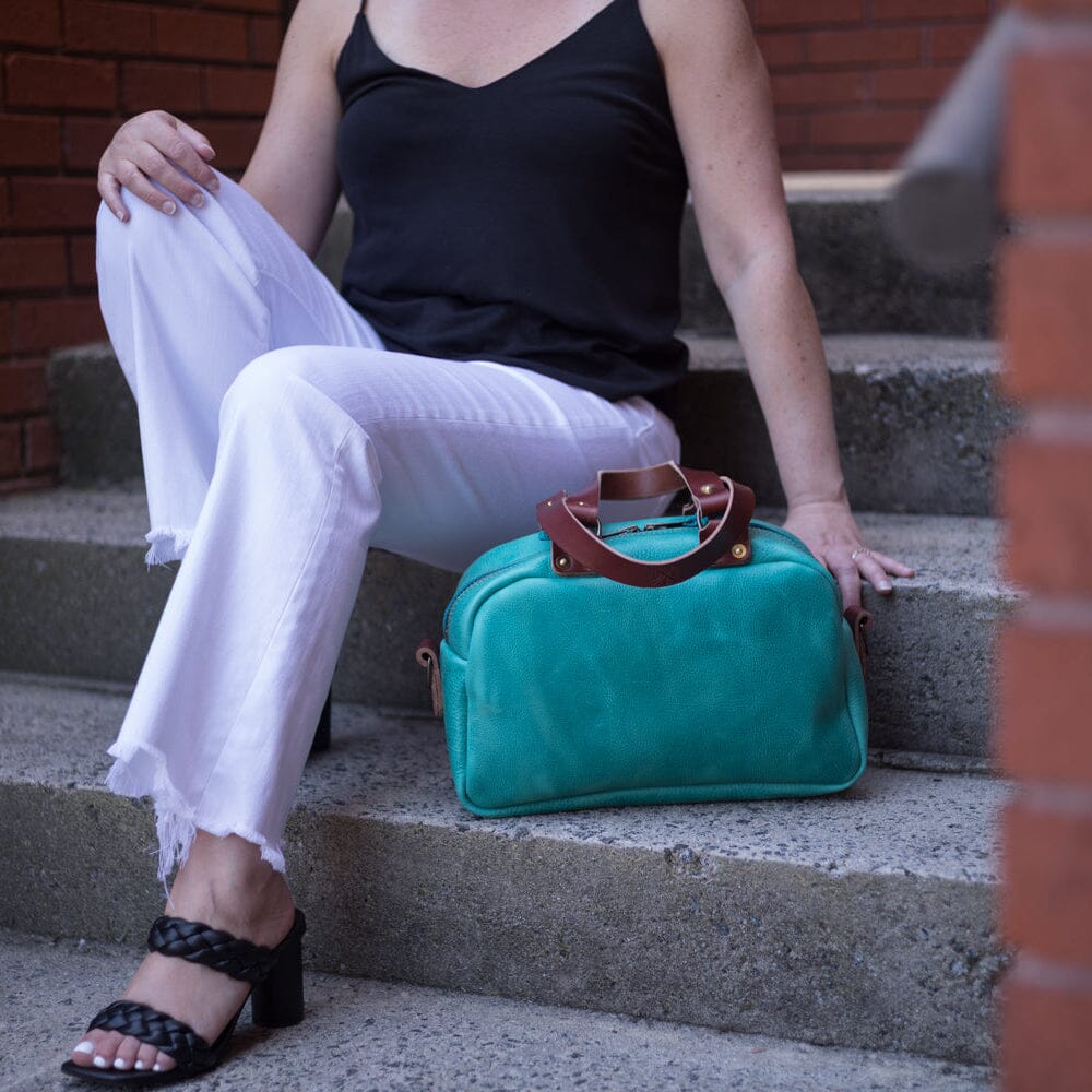 HOFFMAN LEATHER CROSSBODY BAG - BERMUDA