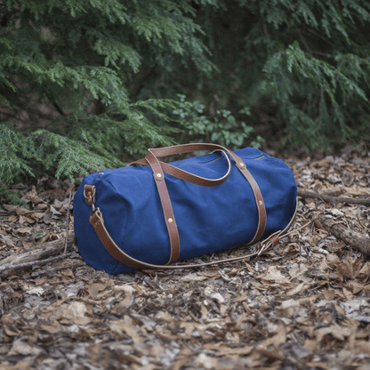 WILLIAM WAXED CANVAS DUFFLE BAG