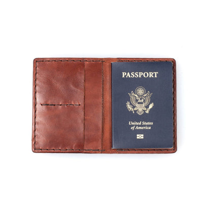 ADVENTURE LEATHER TRAVEL PASSPORT WALLET