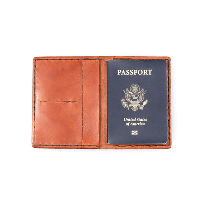 ADVENTURE LEATHER TRAVEL PASSPORT WALLET