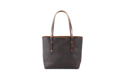 AVERY LEATHER TOTE BAG - MEDIUM - CHERRY BISON