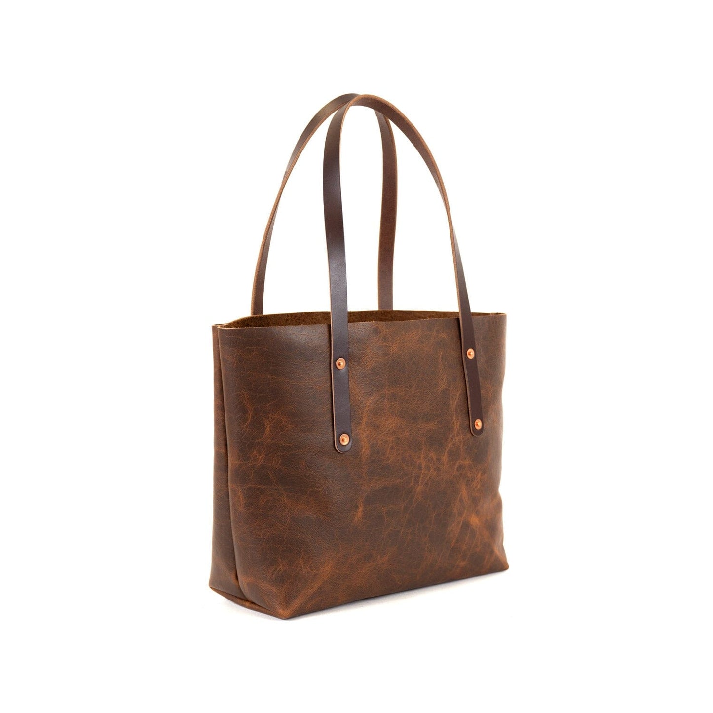 AVERY LEATHER TOTE BAG - LARGE - HICKORY BISON