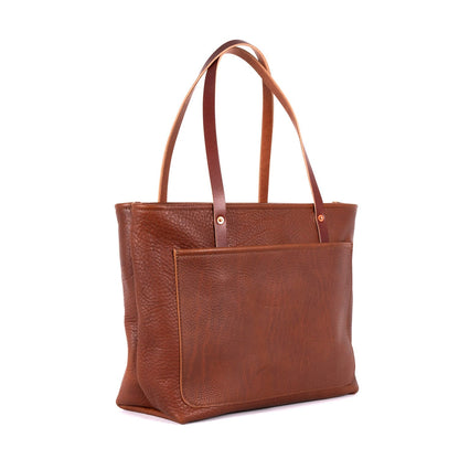 AVERY LEATHER TOTE BAG - LARGE - DELUXE