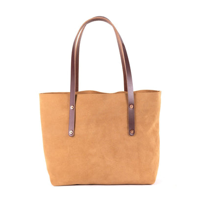 AVERY LEATHER TOTE BAG - MEDIUM - DESERT SUEDE
