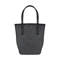 AVERY LEATHER TOTE BAG - SLIM LARGE - RAVEN