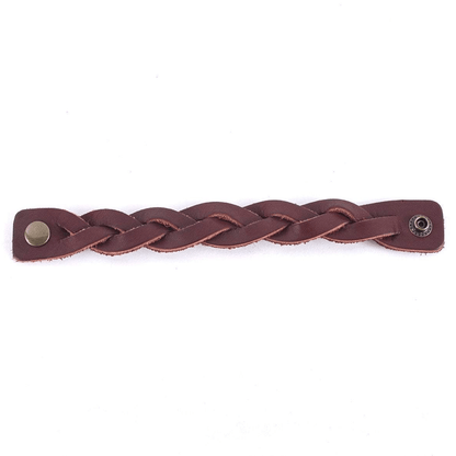 BRAIDED LEATHER BRACELET