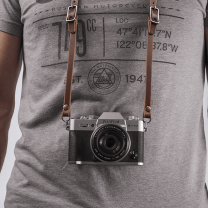 EXPLORER LEATHER CAMERA STRAP