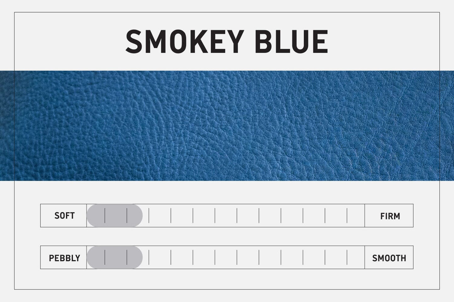 LEATHER BUCKET BAG - LARGE - SMOKEY BLUE | SADDLE STRAPS
