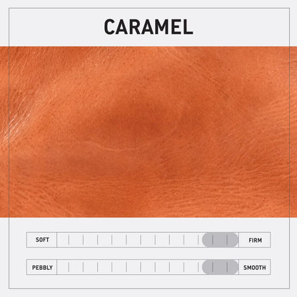 AVERY LEATHER TOTE BAG - SLIM MEDIUM - PEANUT BISON