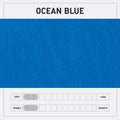 AVERY LEATHER TOTE BAG - SLIM MEDIUM - OCEAN BLUE