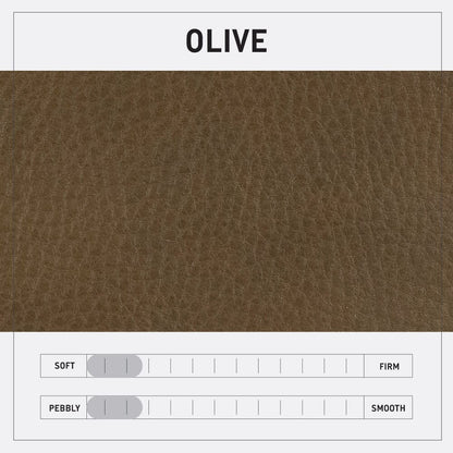 RENNIE LEATHER SHOULDER BAG - OLIVE