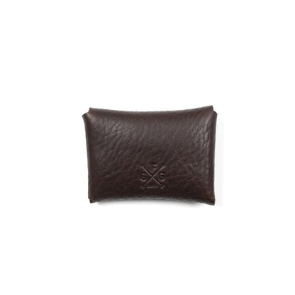 ENVELOPE SNAP LEATHER CARD WALLET