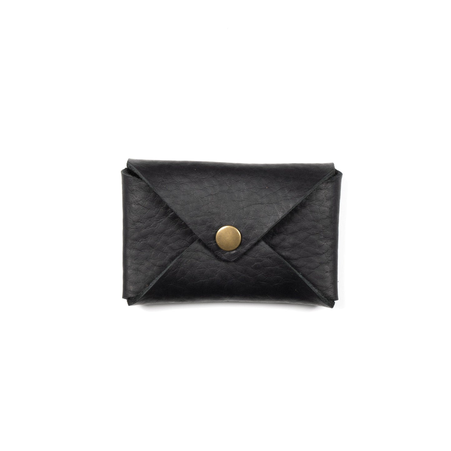 ENVELOPE SNAP LEATHER CARD WALLET