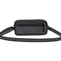 LEATHER FANNY PACK / LEATHER WAIST BAG - DELUXE - RAVEN