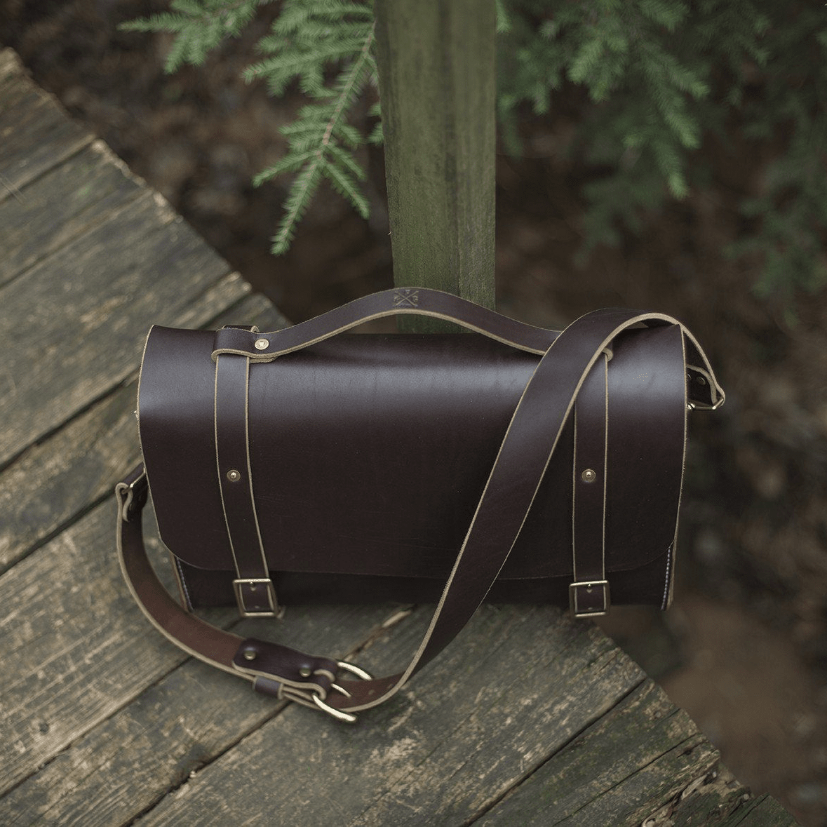 COOPER SATCHEL LEATHER SATCHEL BRIEFCASE