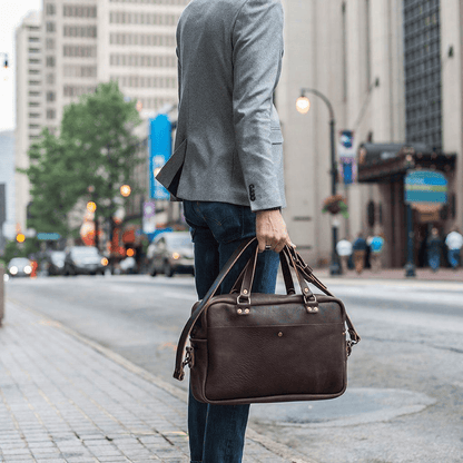 HARRIS LEATHER BRIEFCASE