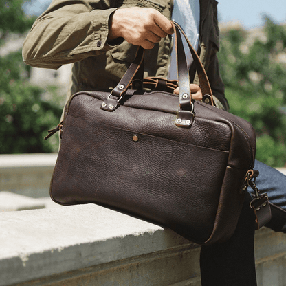 HARRIS LEATHER BRIEFCASE