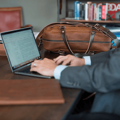 HARRIS LEATHER BRIEFCASE