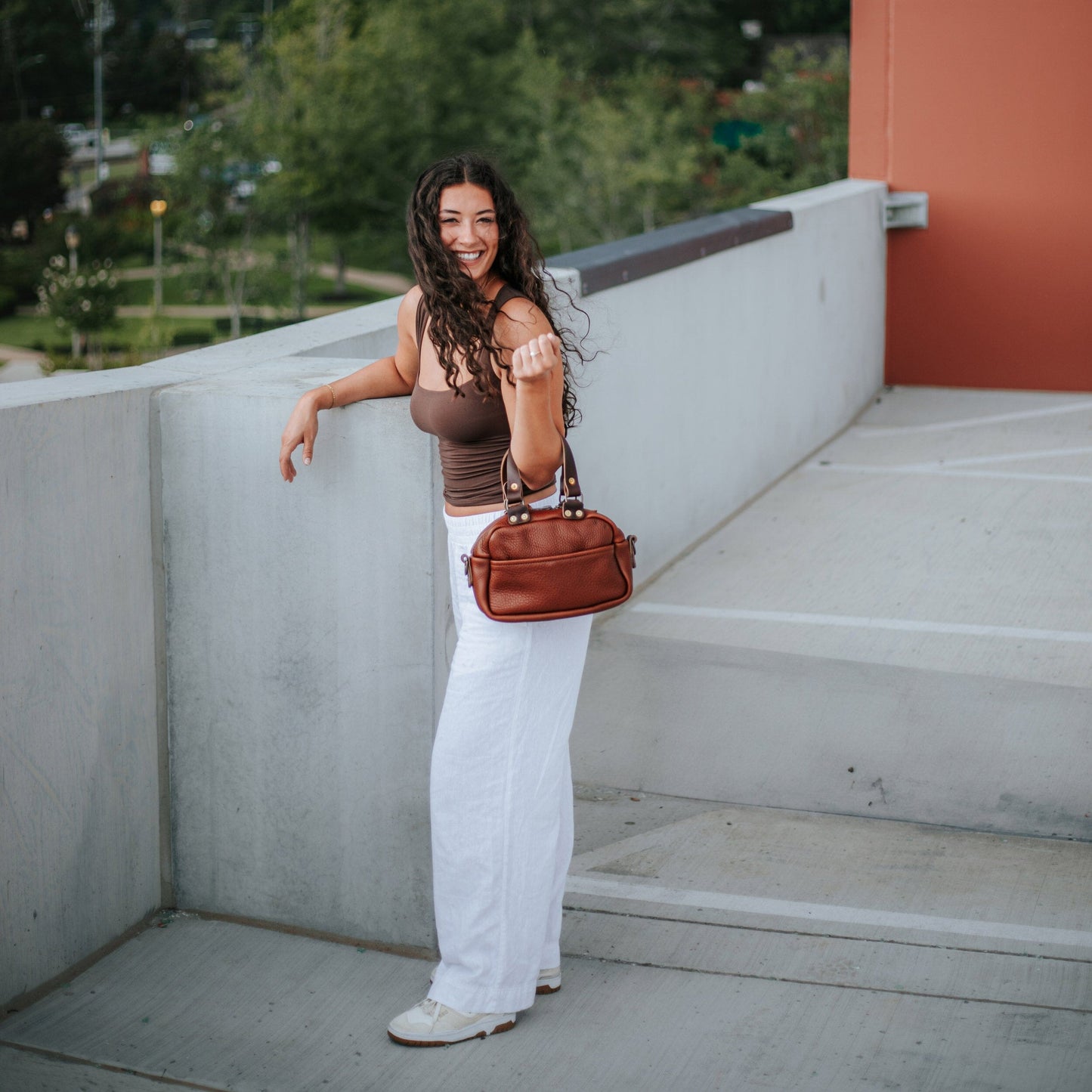 HOFFMAN LEATHER CROSSBODY BAG - MINI - DELUXE