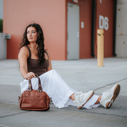 HOFFMAN LEATHER CROSSBODY BAG - MINI - DELUXE
