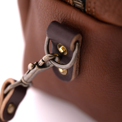HOFFMAN LEATHER CROSSBODY BAG - SMALL - DELUXE