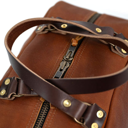 HOFFMAN LEATHER CROSSBODY BAG - EXTRA LARGE